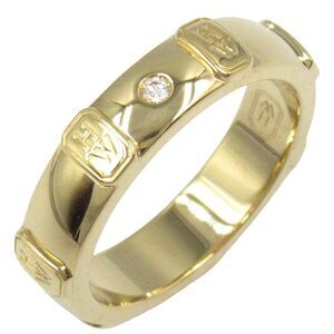 Harry Winston K18 Yellow Gold Diamond Ring